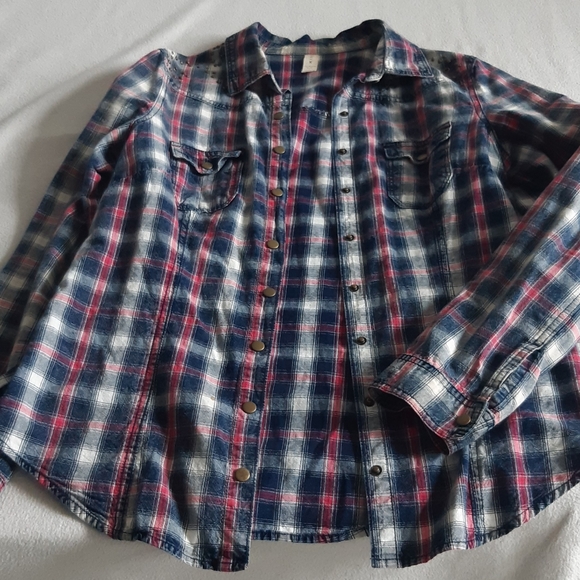 Chemise à carreaux